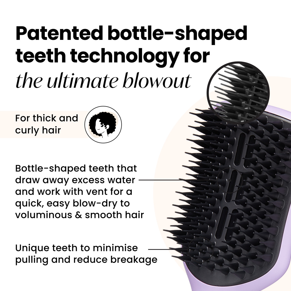 Tangle Teezer Easydry & Go Large Blow Dry Brush - Lilac Cloud