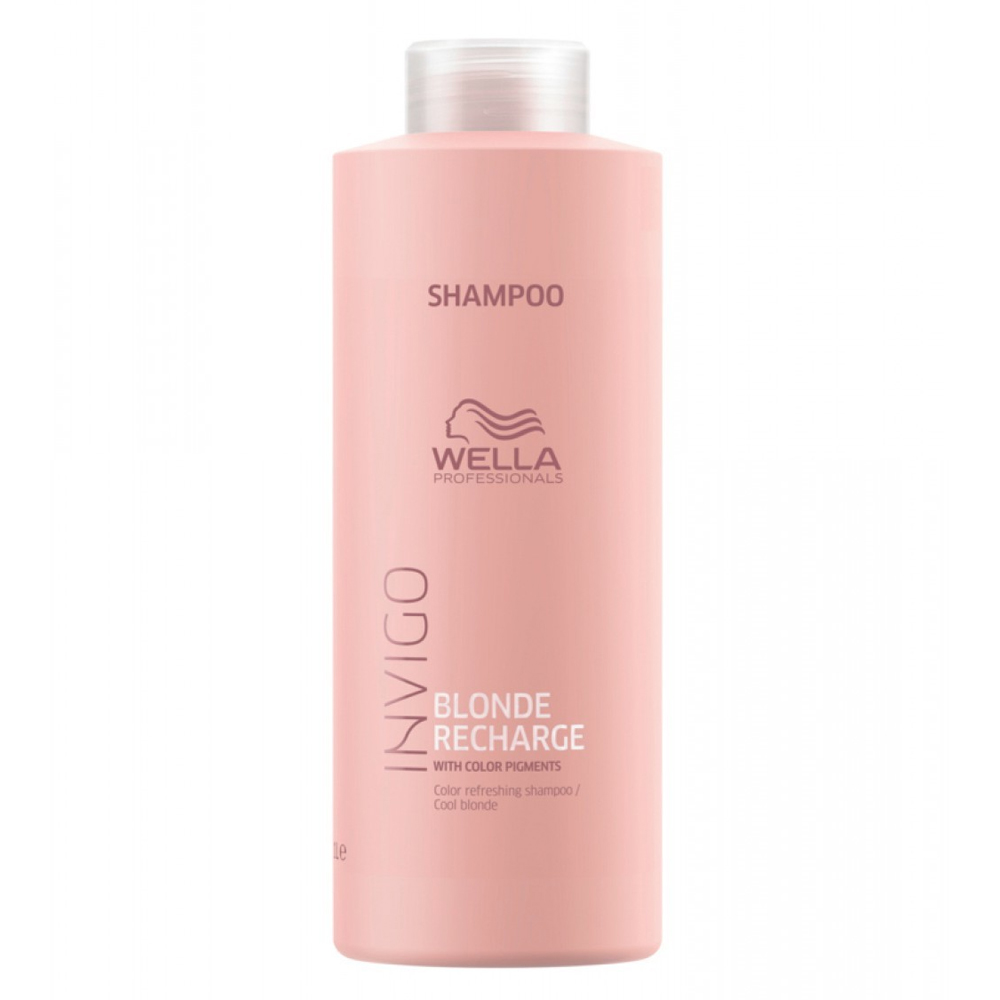 Wella Invigo Blonde Recharge Shampoo 1Ltr