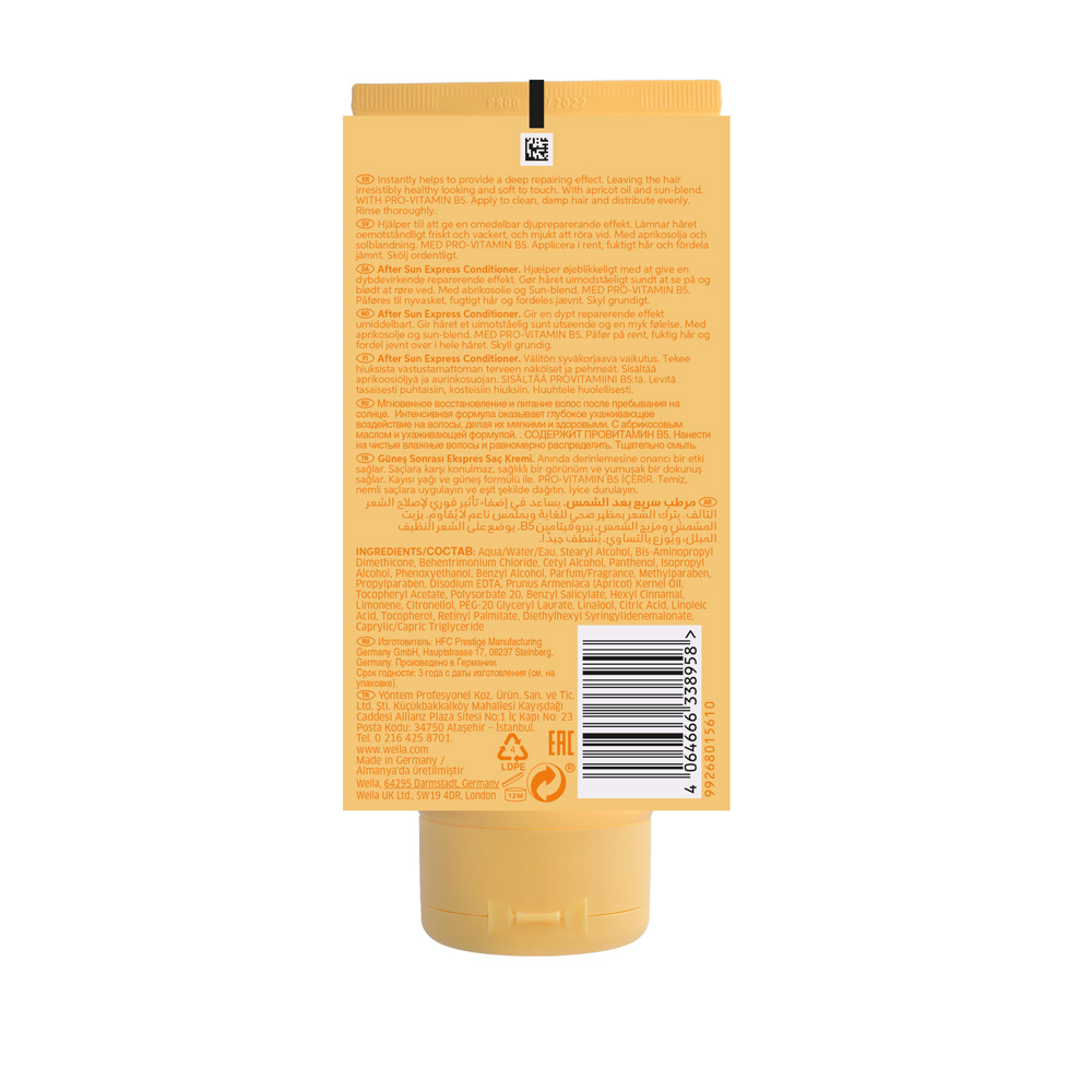 Wella Invigo Suncare Conditioner 200ml